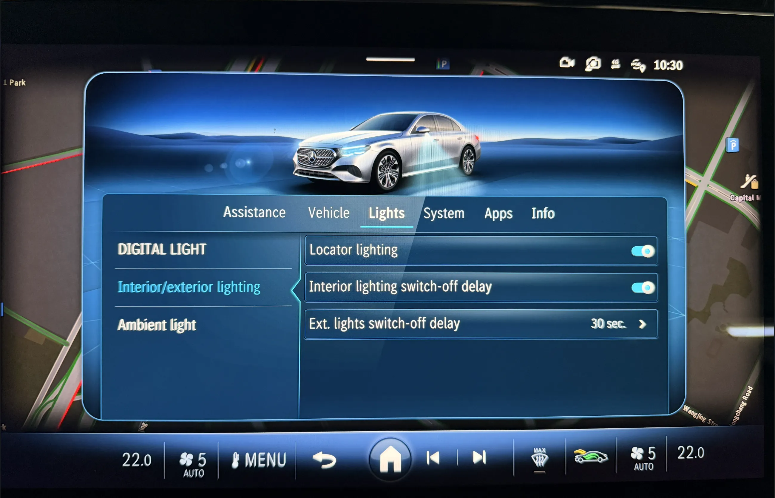 EU version - 3D car model with lights settings, non-interactive